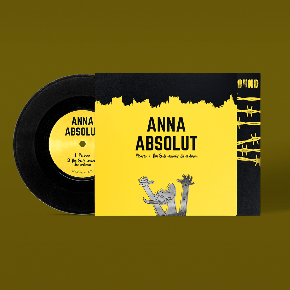 S.I.G. / ANNA ABSOLUT – Split – 7" Black Vinyl