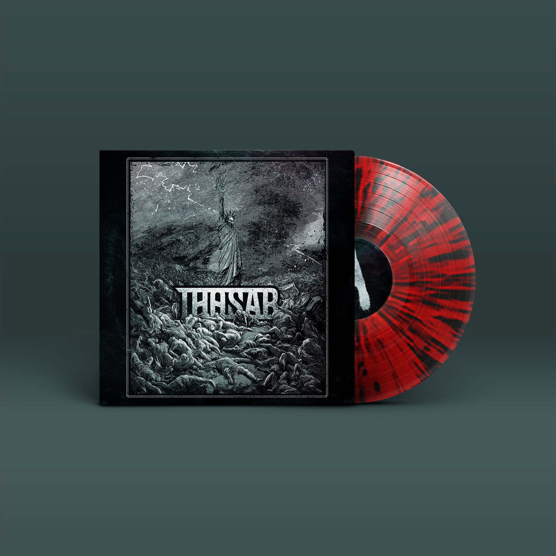 THOSAR – Built on Bodies EP – Red and Black Splatter Vinyl